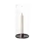 Ernst świecznik ernst na długie świece 28 cm czarne aluminium Sklep on-line