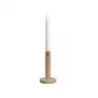 Ernst ernst świecznik z drewna 15 cm naturalny Sklep on-line