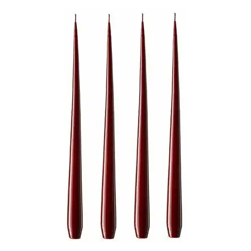 Ester & erik ester & erik świeca 42 cm 4-pack wine red lakierowana