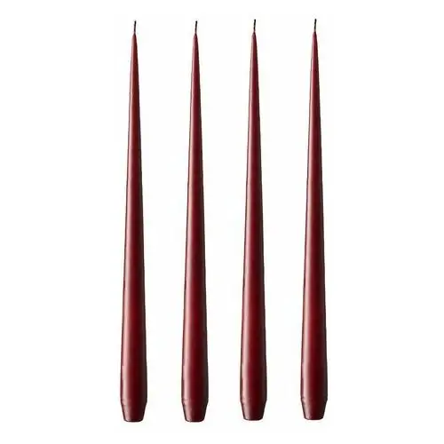 Ester & erik ester & erik świeca 42 cm 4-pack wine red matowy