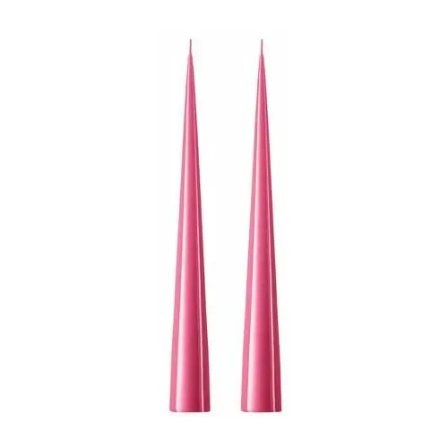 Ester & erik ester & erik świeca stożkowa 37 cm 2-pak lakierowany clear pink 41