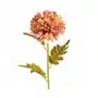 CHRYZANTEMA sztuczny kwiat dekoracyjny z płatkami z jedwabistej tkaniny ∅ 12 x 63 cm żółty,różowy Sklep on-line