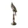 Figurka ceramiczna Kali 1 8x10x35 papuga srebrna złota Eurofirany, 395260 Sklep on-line