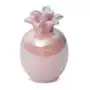 Figurka ceramiczna simona 1 11x11x16 ananas różowy z perłowym połyskiem 01 eurofriany Eurofirany Sklep on-line