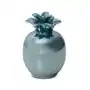 Figurka ceramiczna Simona 2 9x9x14 ananas turkusowa z perłowym połyskiem 02 Eurofirany Sklep on-line