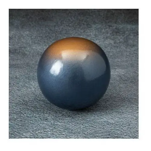 Kula ceramiczna NESSA z efektem ombre ∅ 10 x 10 cm niebieski,złoty