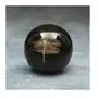 Kula ceramiczna z nadrukiem złotej ważki ∅ 9 x 9 cm czarny,złoty Eurofirany Sklep on-line