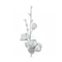 Eurofirany Kwiat sztuczny dekoracyjny z brokatem z pianki foamiran ∅ 15 x 86 cm srebrny Sklep on-line