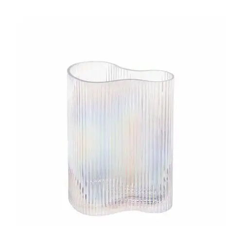Szklany wazon dekoracyjny arda (02) 16x12x21 cm transparentny Eurofirany