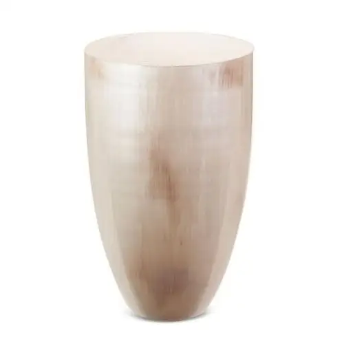 Eurofirany Szklany wazon dekoracyjny cardo (02) (fi) 25x40 cm kremowy