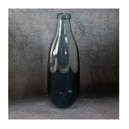 Szklany wazon dekoracyjny sibel (2) (fi) 15x40 cm stalowy Eurofirany