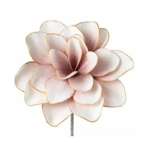 Sztuczny kwiat dekoracyjny z plastycznej pianki foamiran ∅ 27 x 60 cm różowy,złoty Eurofirany