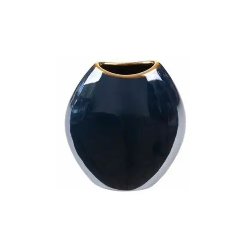 Wazon ceramiczny Amora wys. 16 cm granatowy