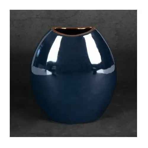 Eurofirany Wazon ceramiczny amora wys. 20 cm granatowy