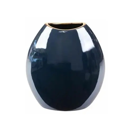 Wazon ceramiczny Amora wys. 25 cm granatowy
