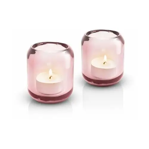 świecznik na tealighty 2 acorn różowy
