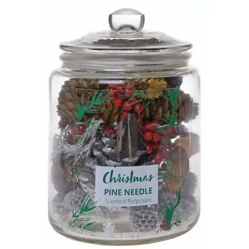 Ewax Potpouri w słoiczku z pokrywką christmas pine needle 10x16 cm