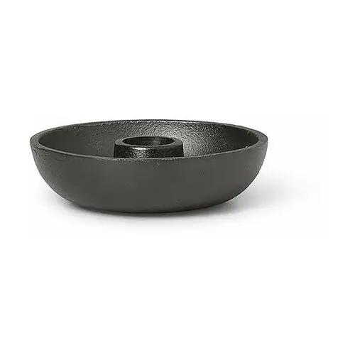 Bowl świecznik Ø10 cm blackened aluminium Ferm living