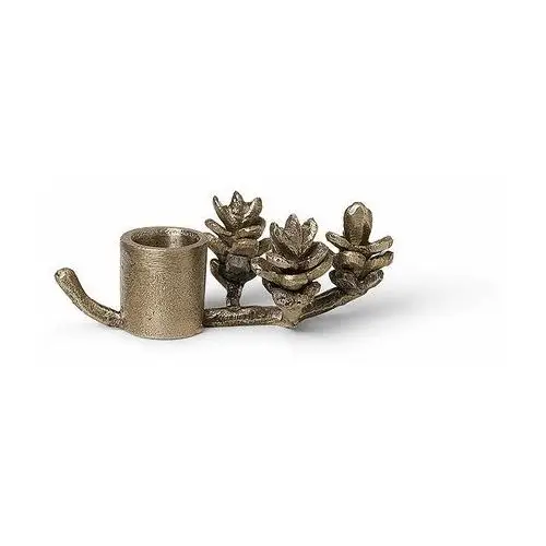 Ferm LIVING Forest świecznik 6 cm brass