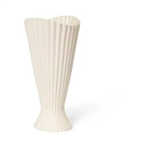 Wazon fountain 23 cm off white Ferm living