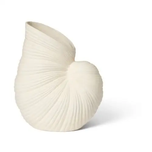 Ferm LIVING Wazon Shell Off white