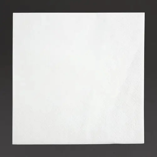 Serwetki koktajlowe 24x24 cm, pofałdowane, białe (4000 szt.)