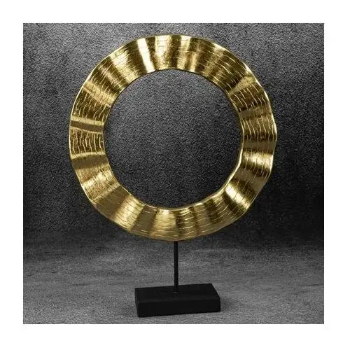 Figurka ceramiczna KALI złota obręcz 30 x 7 x 40 cm złoty,czarny