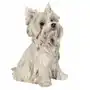 Figurka W Kształcie Maltańczyka pies realistyczna imitacja biała wys. 33cm Sklep on-line
