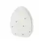 Figurka z dolomitu - jajko wielkanocne zdobione kryształkami 11 x 4 x 15 cm biały Sklep on-line