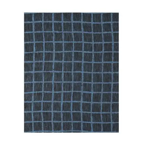 Obrus żakardowy w kratę 147x147 cm blue-black Fine little day
