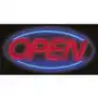 Plexi LED OPEN niebieski czerwony FPNE04 Neon FOREVER TF1 Sklep on-line