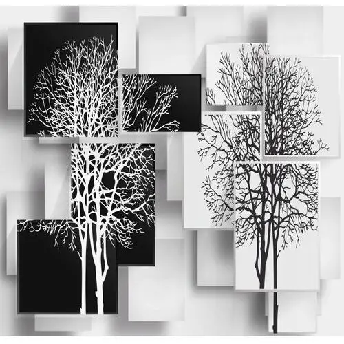 Fototapeta 3D Drzewo Kwiat Grafika