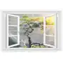 Fototapeta Okno 3D Drzewa Góry Krajobraz 150x100 Sklep on-line