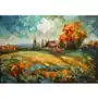 Fototapeta piękny widok pola pejzaż Las Niebo obraz jesień 254 x 184 Sklep on-line