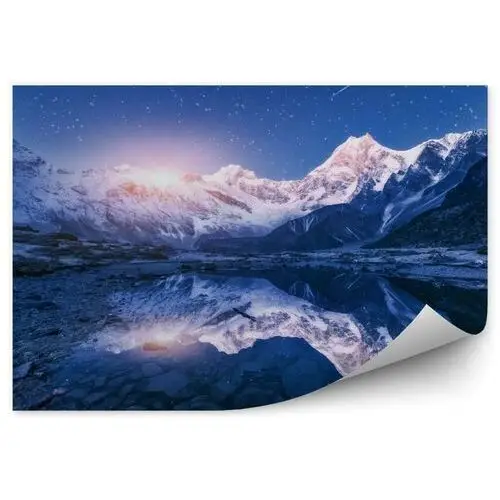 Fototapety.pl Himalaje krajobraz górski nocą góry fototapeta himalaje krajobraz górski nocą góry 250x250cm magicstick