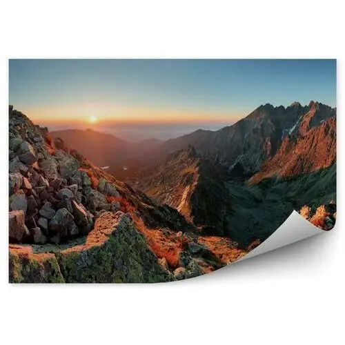 Panorama górska krajobraz jesienią Fototapeta Panorama górska krajobraz jesienią 250x250cm MagicStick