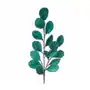Gałązka z turkusowymi liśćmi - sztuczny kwiat dekoracyjny z pianki foamirian 100 cm turkusowy Sklep on-line