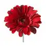 GERBARA sztuczny kwiat dekoracyjny o płatkach z jedwabistej tkaniny ∅ 12 x 55 cm czerwony Sklep on-line