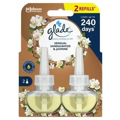 Glade Wkład Do Odświeżacza Elektrycznego Sensual Sandalwood & Jaśmin 2X20Ml