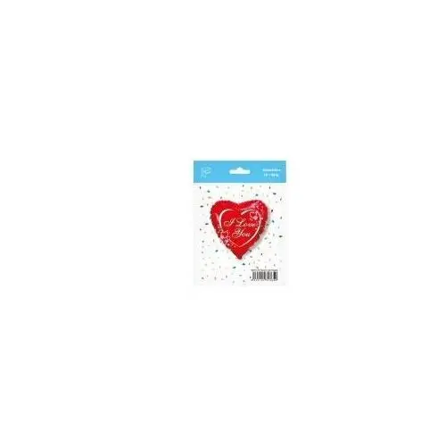 Balon foliowy 18" fx - "i love you" (serce), pakowany kk b201570 Godan