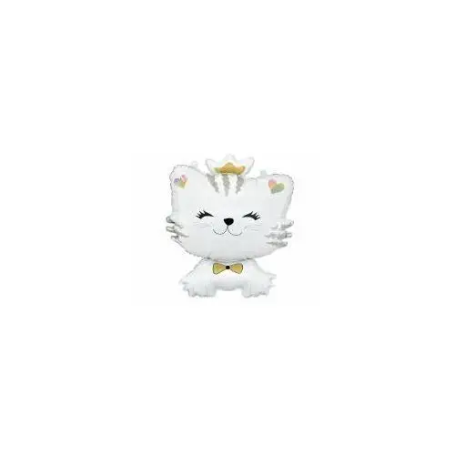 Balon foliowy biały kotek bf-hbko 89902 Godan