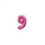 Balon foliowy cyfra 9 61 cm różowy Godan Sklep on-line