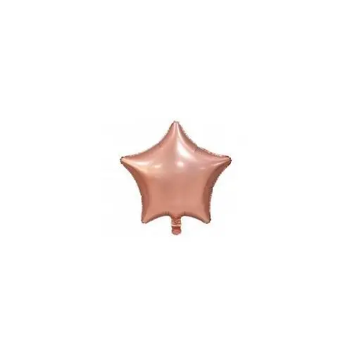 Godan balon foliowy gwiazda matowa 44 cm różowy, złoty