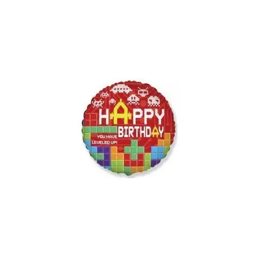 Godan balon foliowy happy birthday bricks 46 cm