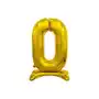 Balon foliowy stojący cyfra 0 złota - 74 cm Godan Sklep on-line