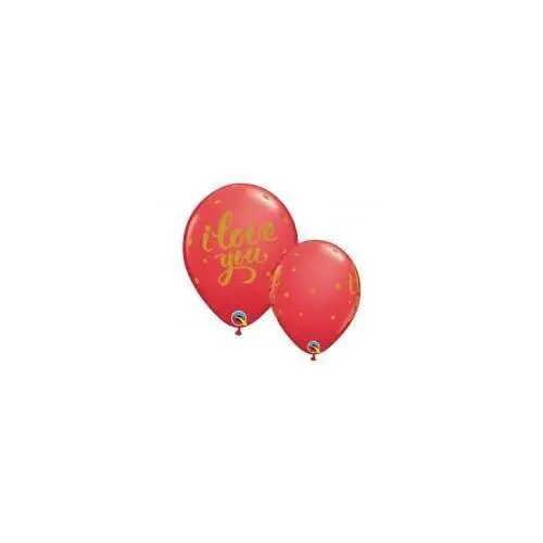 Godan Balon I Love You czerwony 18cm 25szt