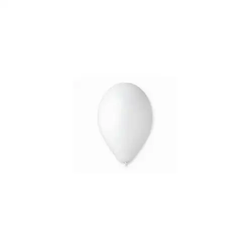 Godan balony pastelowe 25 cm białe 50 szt