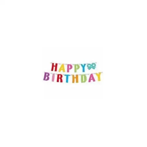 Godan Girlanda papierowa Happy Birthday 160x14 cm