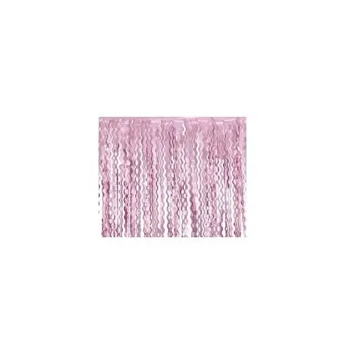 Godan kurtyna - spirale metaliczna 100 x 200 cm różowa