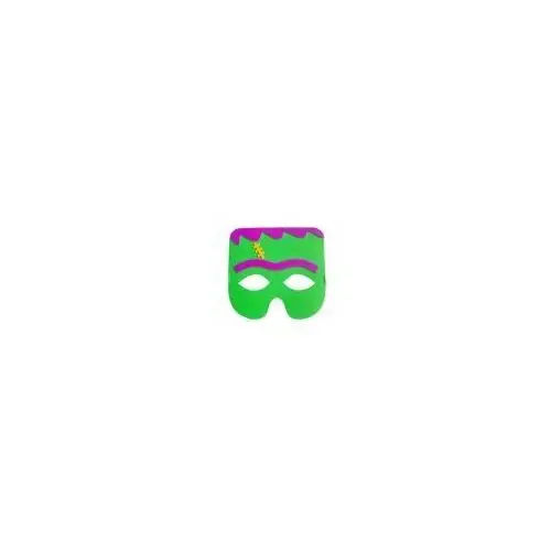 Maska filcowa zielony potwór